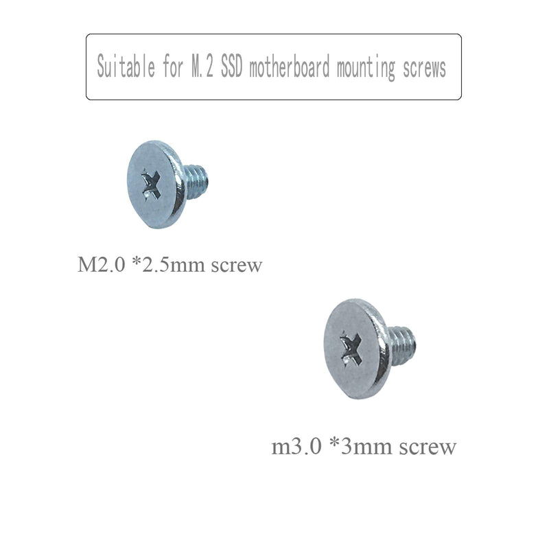  [AUSTRALIA] - m2 2280ssd Screws Kit,PCIe NVMe M.2 SSD Mounting Screws
