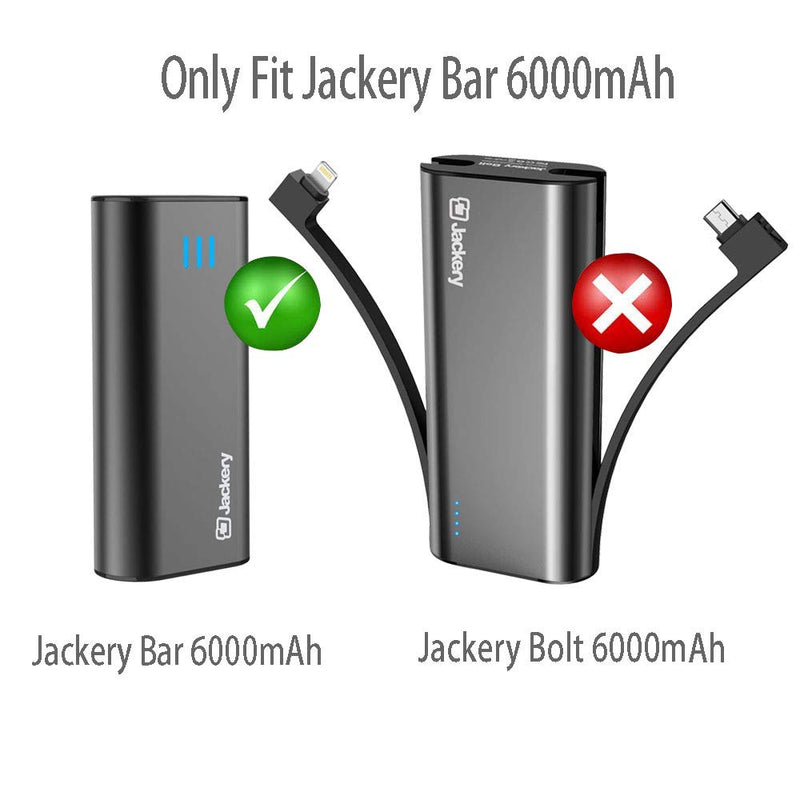 Hermitshell Hard EVA Travel Black Case Fits Jackery Bar Premium 6000mAh External Battery Charger Power Bank - LeoForward Australia