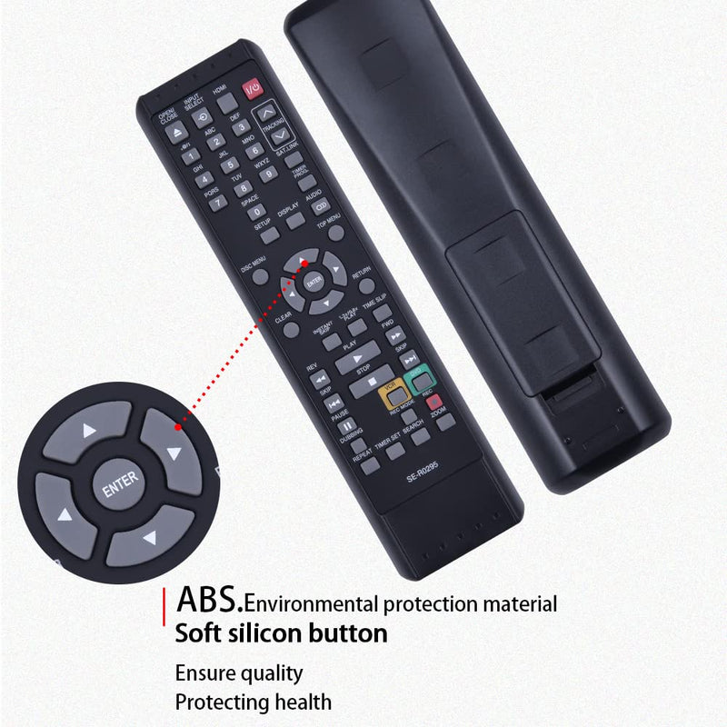  [AUSTRALIA] - SE-R0295 Replaced Remote Control Compatible for Toshiba DVD/VCR Video Recorder DVR620KU D-VR620KU D-VR620 DKVR60KU D-VR610KU DVR610KU D-VR610 DKVR20U