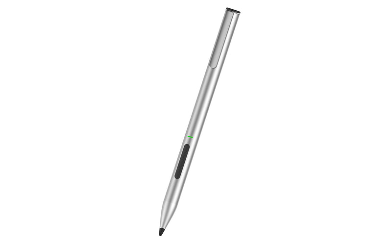YAMADA Ink Surface Pen (Silver) 4096 Levels Pressure Touch Pen for Microsoft Surface PRO5, 6, 7, Studio, Go, Book & Tablets with Microsoft Pen Protocol (N-Trig) Palm Rejection Stylus - LeoForward Australia