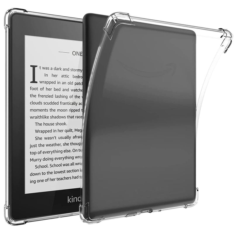  [AUSTRALIA] - SFFINE Clear Case for 6" Kindle Paperwhite (10th Generation, 2018 Release),Scratchproof Thin Slim Soft TPU Gel Silicone Case Protective Cover for Kindle Paperwhite 4 10th Gen 6 Inch,Transparent