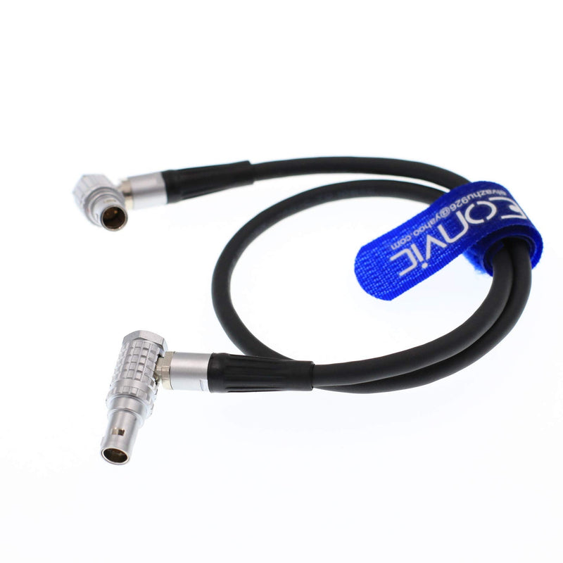  [AUSTRALIA] - Eonvic Teradek Bond/ARRI Alexa Camera Power Adapter Cable Right Angle 2 Pin (1, Straight Cable)