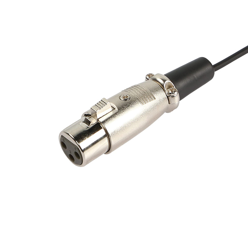  [AUSTRALIA] - SinLoon Mini -XLR to XLR Microphone Cable, 5 FT Mini XLR 3-pin Female to XLR 3-pin Female Cable, for SLR Cameras, Microphones and More Black (Mini XLR Female to Female) 5FT Mini XLR Female to Female