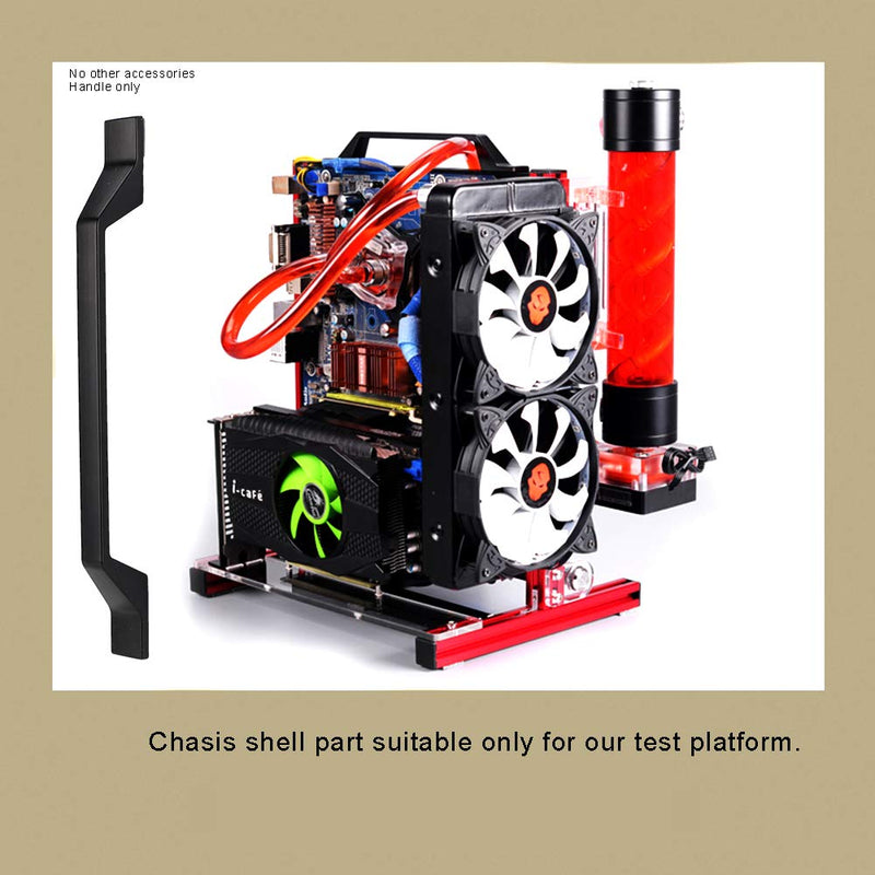  [AUSTRALIA] - Chassis Case Handle, PC Handle for PC Test Bench, Aluminum Alloy Open Chassis Platform Handle for Computer Motherboard Chasis Shell Part,Convenient Installation