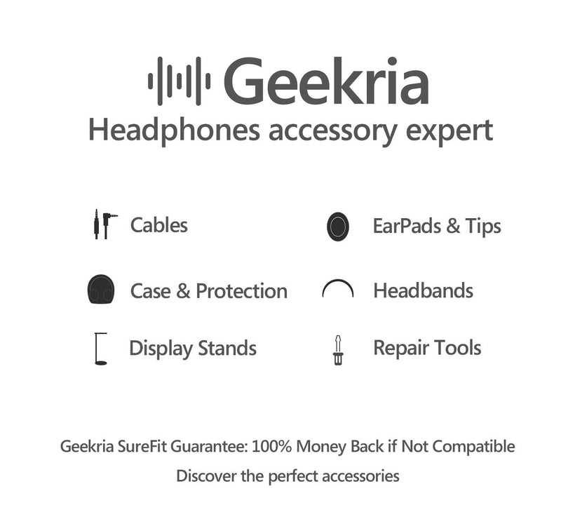  [AUSTRALIA] - Geekria Charging Cable Replacement for LG HBS F110 HBS A100 HBS 920 HBS 910 Bose QC30 Jabra Halo Smart Elite Evolve JBL UA Flex Reflect Everest Charging Cord Micro USB Charger Cable (4FT Black)