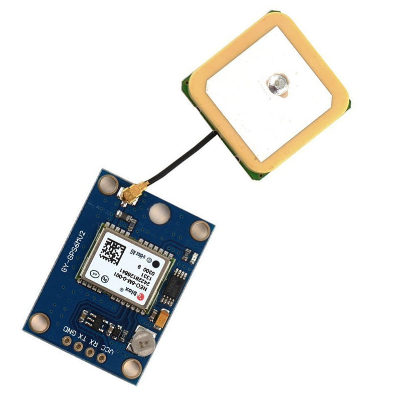  [AUSTRALIA] - HiLetgo GY-NEO6MV2 NEO-6M GPS Flight Controller Module 3V-5V with Super Strong Ceramic Antenna for Arduino EEPROM APM 2.5