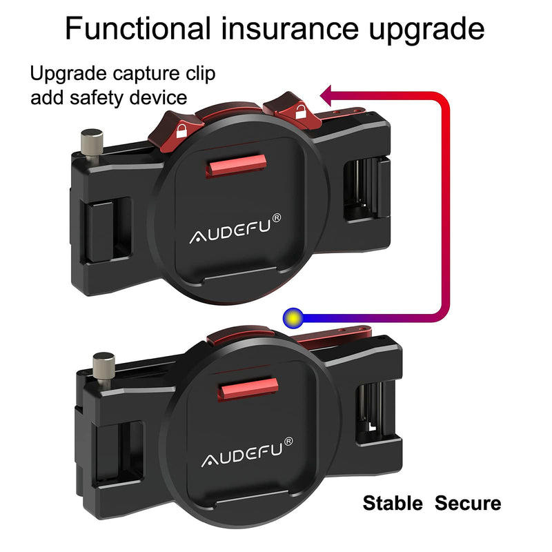  [AUSTRALIA] - AUDEFU Camera Clip for Backpack Strap DSLR Camera Clip Carry Camera Strap Mount… U.S.A Patent Design