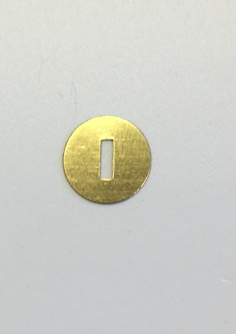  [AUSTRALIA] - Brass Washers for Paper Fasteners, 1/2 Inch Slotted Brass Gold-Plated Round Metal Brads for Scrapbooking, Crafts, Making DIY, and More (100 Pack) by Officewerks