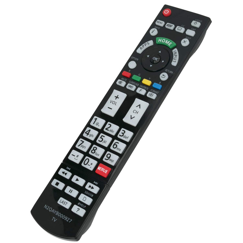 New N2QAYB000927 Remote Control Sub N2QAYB000862 Compatible with Panasonic Viera LCD LED HDTV TC-58AX800U TC-65AX800U TC-65AX900U TC-85AX850U TC58AX800U TC65AX800U TC65AX900U TC85AX850U - LeoForward Australia