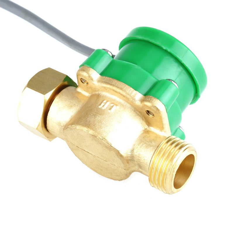  [AUSTRALIA] - HT-120 AC220V 1A Thread Water Pump Switch Flow Sensor for Shower Water Heater (G1/2"-1/2")