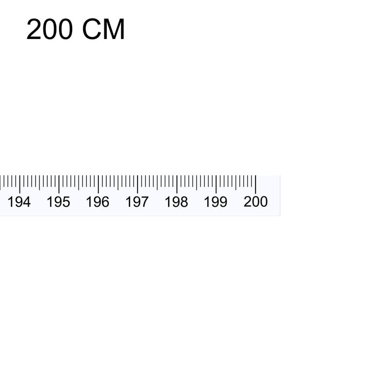  [AUSTRALIA] - uxcell Adhesive Backed Tape Measure 2M Left to Right Read Measuring Tapes Stick on Workbench Ruler (White)