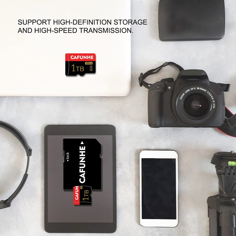 [AUSTRALIA] - Memory Cards 1TB Micro SD Card,SD Card Adapter Micro SD Memory Cards 1TB TF Card High Speed Class 10 for Android Smartphone,Body Camera,Drone,GOPRO