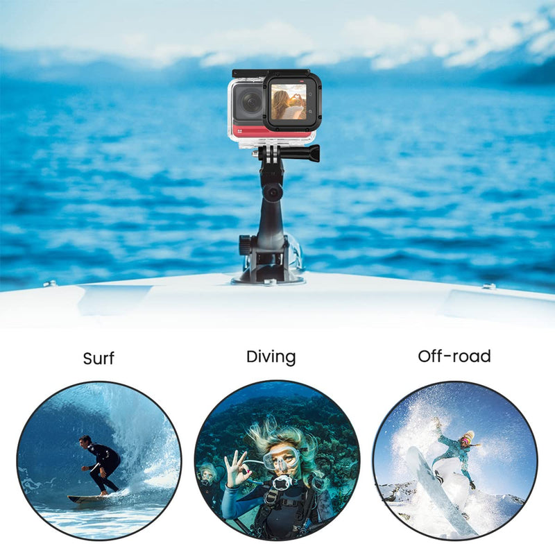  [AUSTRALIA] - Dive Case for Insta360 ONE RS 4K Edition Action Camera, Waterproof Housing Underwater Diving Shell 60M/196FT with Thumbscrew Accessory