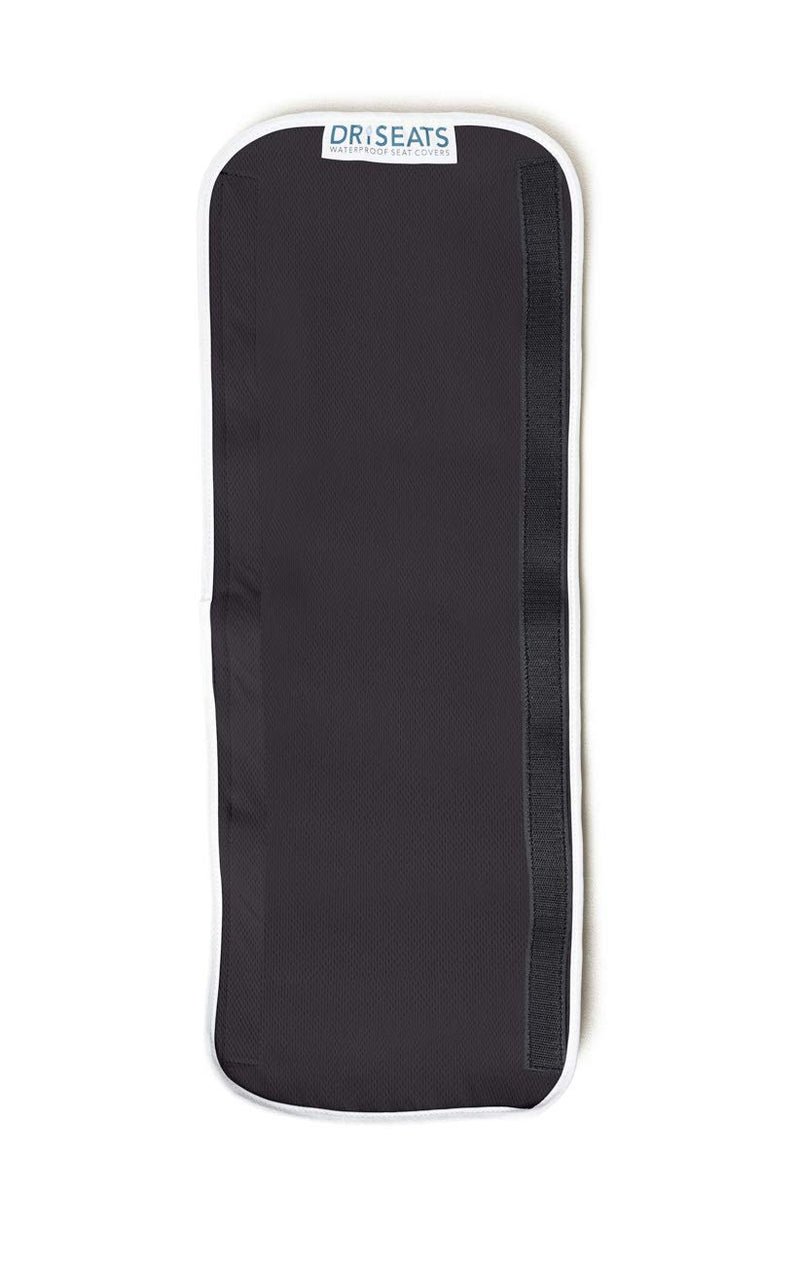  [AUSTRALIA] - Dri Seats Waterproof Seat Belt Covers (2 Pack) (Black) Black