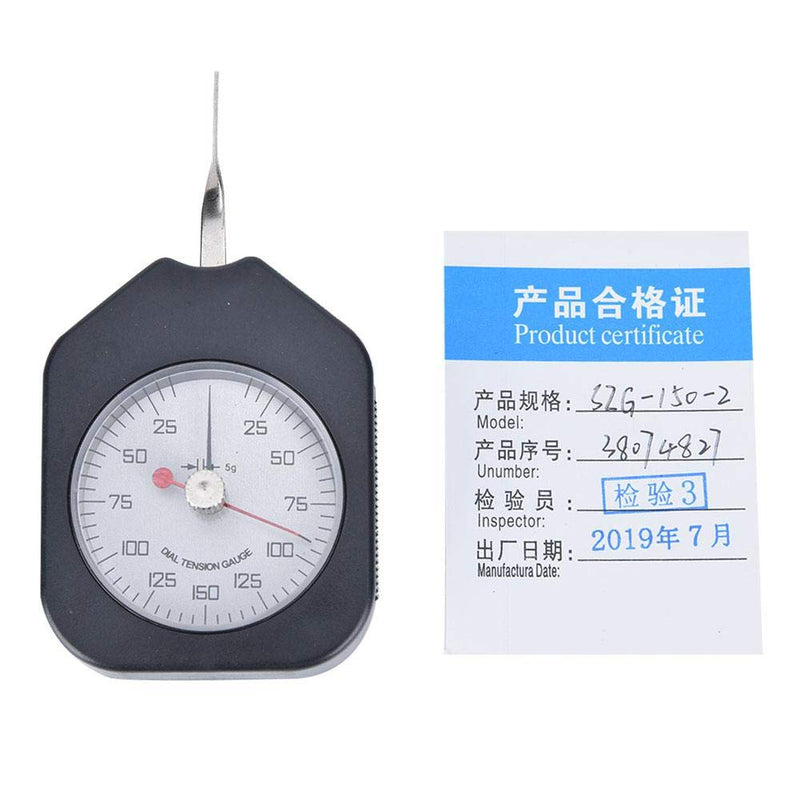  [AUSTRALIA] - Double needle dial indicator tension meter measuring device tension meter measuring clamp gram force gauge tensiometer measuring tool plastic (SZG-150-2) SZG-150-2