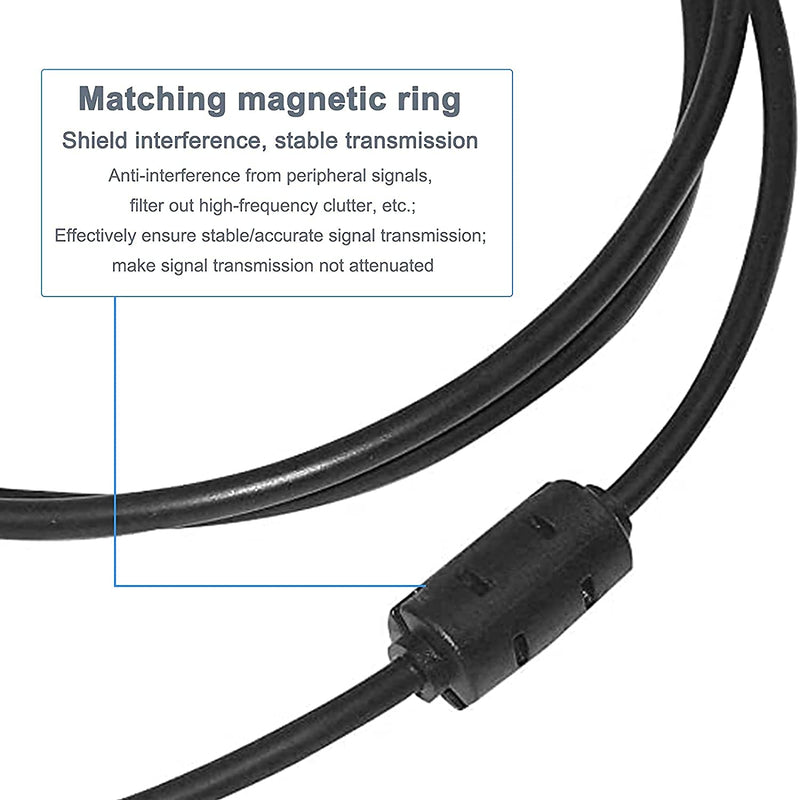  [AUSTRALIA] - Adhiper UC-E6 USB Data Cable Replacement Camera UC-E16 UC-E17 Transfer Cord Compatible with Nikon Digital Camera DSLR D750 D5300 D7200 D3200 Coolpix L340 L32 A10 P520 S6000 S9200 (1M/Black) 1M E6