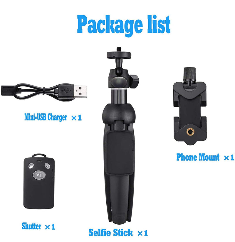  [AUSTRALIA] - Selfie Stick, 40 inch Extendable Selfie Stick Tripod,Phone Tripod with Wireless Remote Shutter Compatible with iPhone 13 12 11 pro Xs Max Xr X 8Plus 7, Android, Samsung Galaxy S20 S10 and More