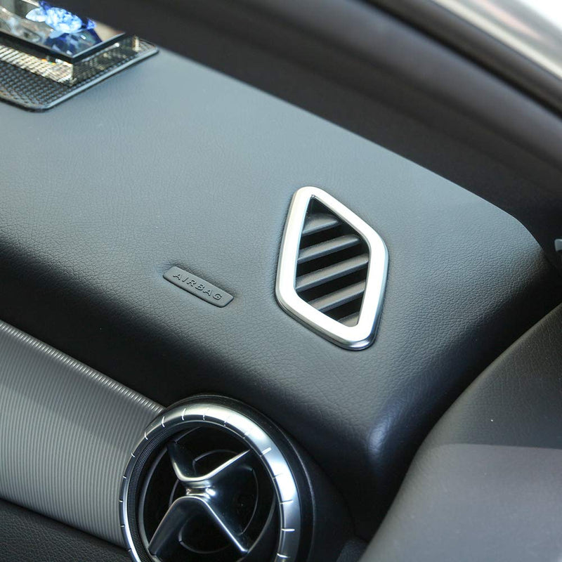 Suitable for Mercedes-Benz 2014-2017 CLA GLA Class W117 X156 ABS chrome-plated dashboard air conditioning vent decorative sticker accessories - LeoForward Australia