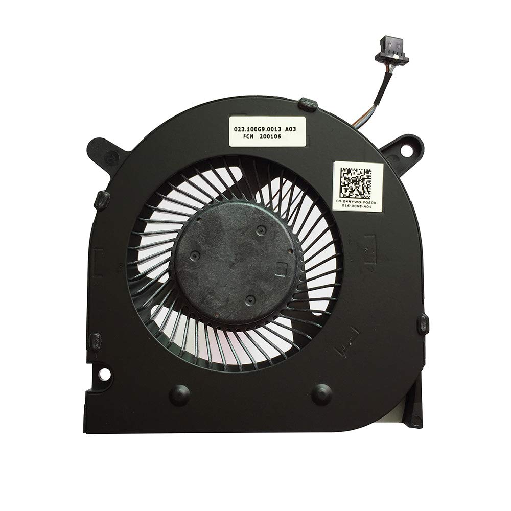  [AUSTRALIA] - CPU Cooling Fan Cooler Intended for Dell (2019) G3 15 3590, (2020) G3 15 3500 Series Replacement Fan P/N: 04NYWG EG75070S1-1C060-S9A (CPU Fan) CPU FAN