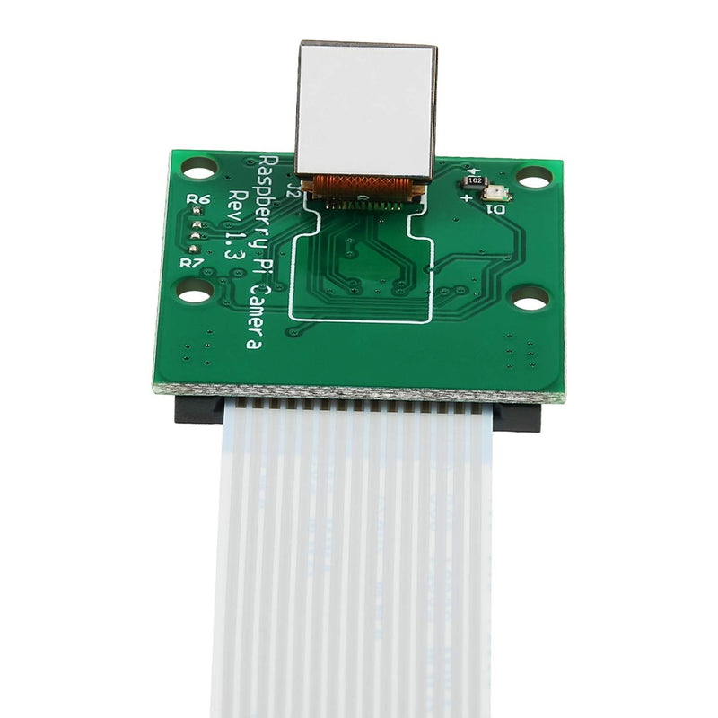  [AUSTRALIA] - 2 Pieces 5 Megapixels 1080p Sensor OV5647 Mini Camera Module with 6 Inch 15 Pin Ribbon Cable Compatible with Raspberry Pi Model A B B+, Pi 2 and Raspberry Pi 3, 3 B+, Pi 4