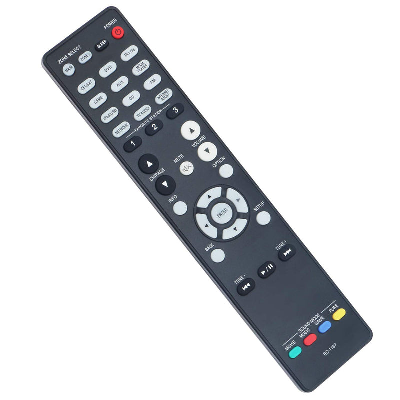 RC-1167 Replace Remote Control Applicable for Denon AV Receiver AVR-2113 AVR-2113CI AVR-1913 AVR-2313CI AVR-2313 AVR2113 AVR2113CI AVR1913 AVR2313CI AVR2313 - LeoForward Australia