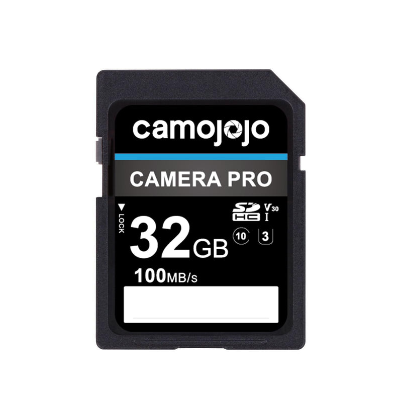  [AUSTRALIA] - Camojojo 32GB Camera PRO Memory Card with Read Speed up to 100% MB/s