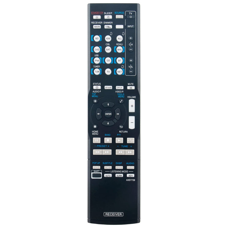  [AUSTRALIA] - AXD7739 Replacement Remote Control Commander fit for Pioneer Audio Video AV Receiver VSX-45 VSX-830-K 8300773900010S