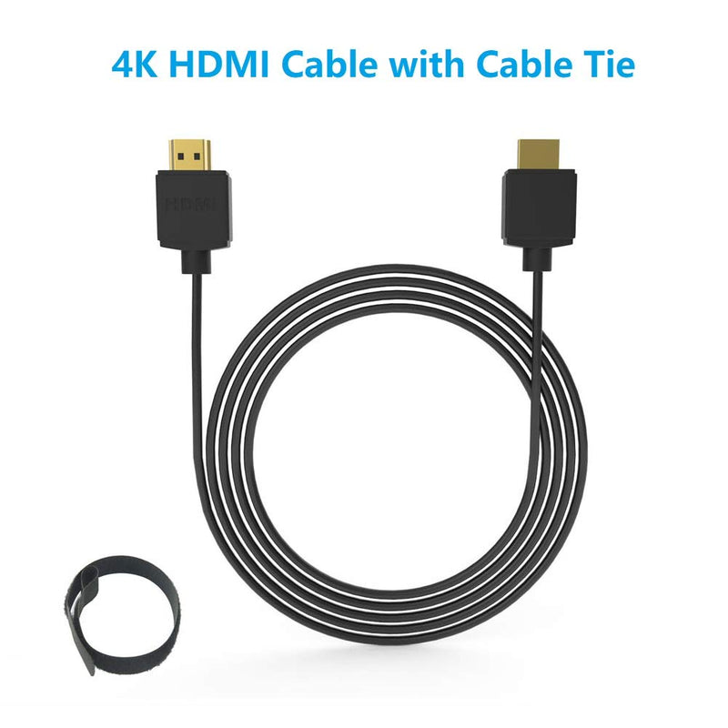  [AUSTRALIA] - FOINNEX HDMI Cable, Thin HDMI Cord, 6.6Ft 4K@30HZ, High-Speed HDMI1.4 Compatible with TV, Projector, Laptop, Nintendo Switch, PS3, Xbox