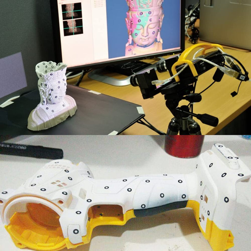  [AUSTRALIA] - 6.0 mm 3D Scanning Marker for 3D Scanner, 3D Tracking Dot Reference Point Markers for 3D scanning, Diffuse Reflection Markers for 3D Scanner (200) 200