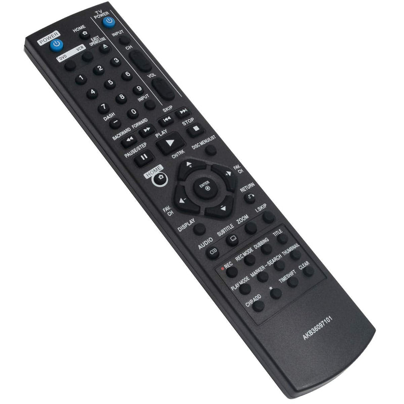  [AUSTRALIA] - AKB36097101 Replacement Remote Control Applicable for LG DVD Video Cassette Recorder RC897T RC700N RC797T RC397HM RC397H RC389H