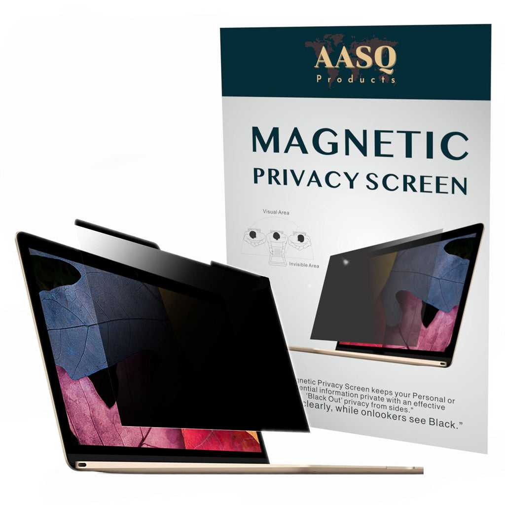  [AUSTRALIA] - AASQ Magnetic-Laptop Privacy Screen Filter Compatible ONLY with MacBook 13.3” ModelNo:A1706/A1989, Anti-Glare, Easy Installation, UV & Blue Light Reduction.… Compatible with MacBook 13.3"