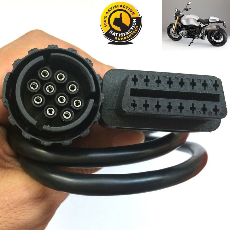 AntiBreak Motor 10pin OBD Diagnostic Cable Adapter Used for Motorcycles - LeoForward Australia