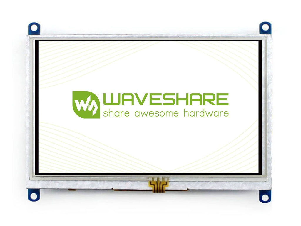  [AUSTRALIA] - Waveshare 5 Inch Resistive Touch Screen LCD(B) 800X480 High Resolution HDMI USB Interface for Raspberry Pi/Banana Pi Mainboard/Raspberry Pi 3 Model B/3B+