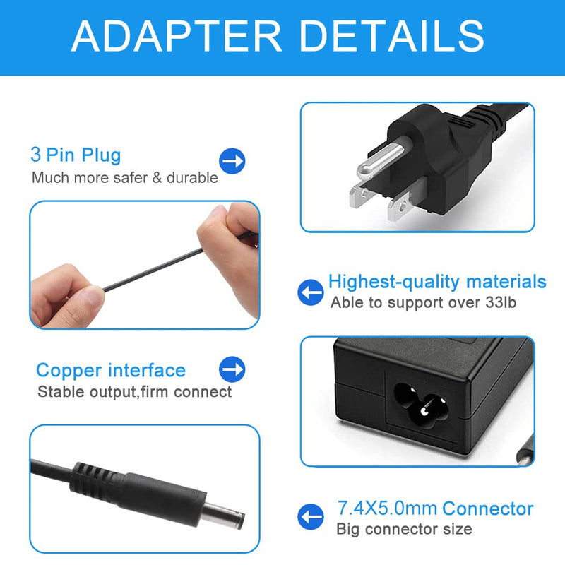  [AUSTRALIA] - 65W AC Adapter Charger for Dell Insp11 3000 Series 15 3552 3558 5555 5567 5558 5559 3162 3185 3157 3153 3168 3148 3158 3152 Laptop Power Supply Cord
