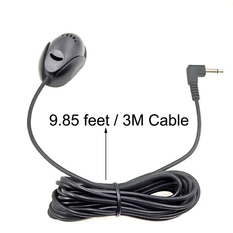 NowTH 3.5mm Car Microphone with 9.85 Feet Assembly Cable Mic for Head Unit Bluetooth Enabled Stereo, Radio, GPS and DVD - LeoForward Australia