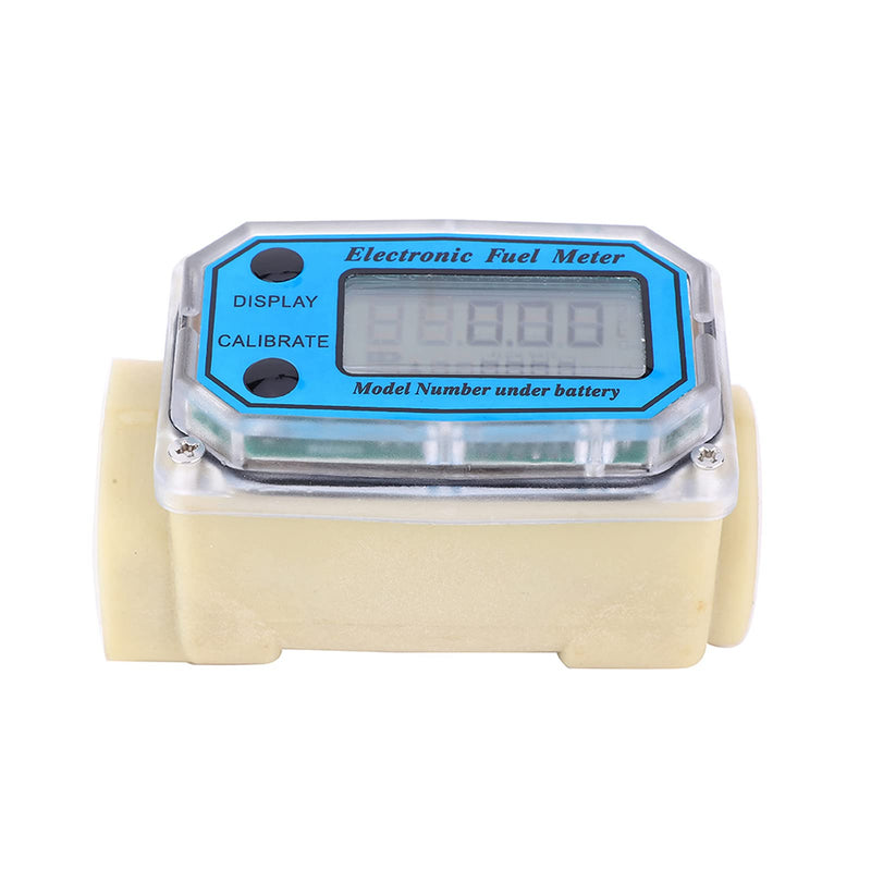 Mini Digital Turbine Flowmeter Diesel Fuel Flow Meter High Accuracy 15-120L/min 1" NPT Flowmeter for Measuring Diesel, Urea, Kerosene, Gasoline - LeoForward Australia