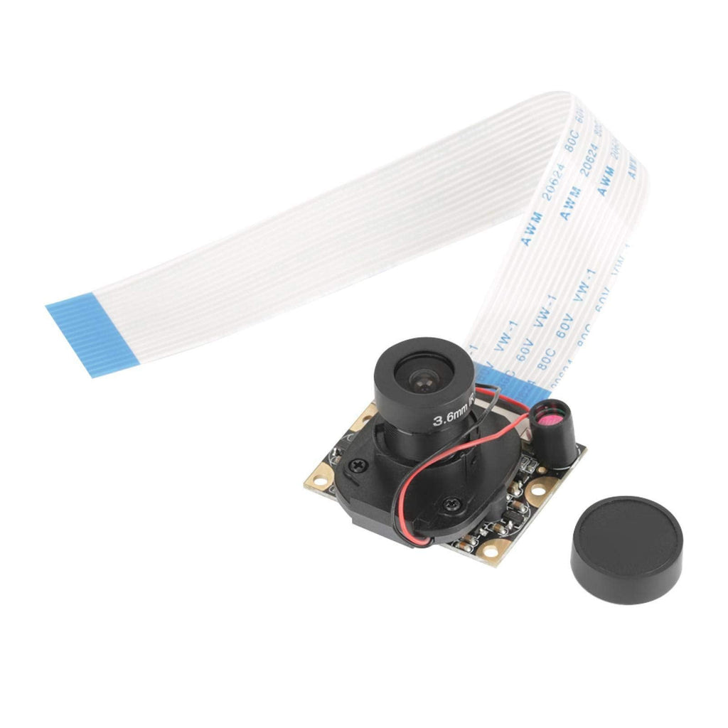  [AUSTRALIA] - 5 Megapixels Mini Camera Module,Automatically Switch IR-CUT Telephoto Lens Board,with 15 cm 15-pin Ribbon Cable,OV5647 High-Definition Photosensitive Chip,Image Is Clearer,For Raspberry Pi