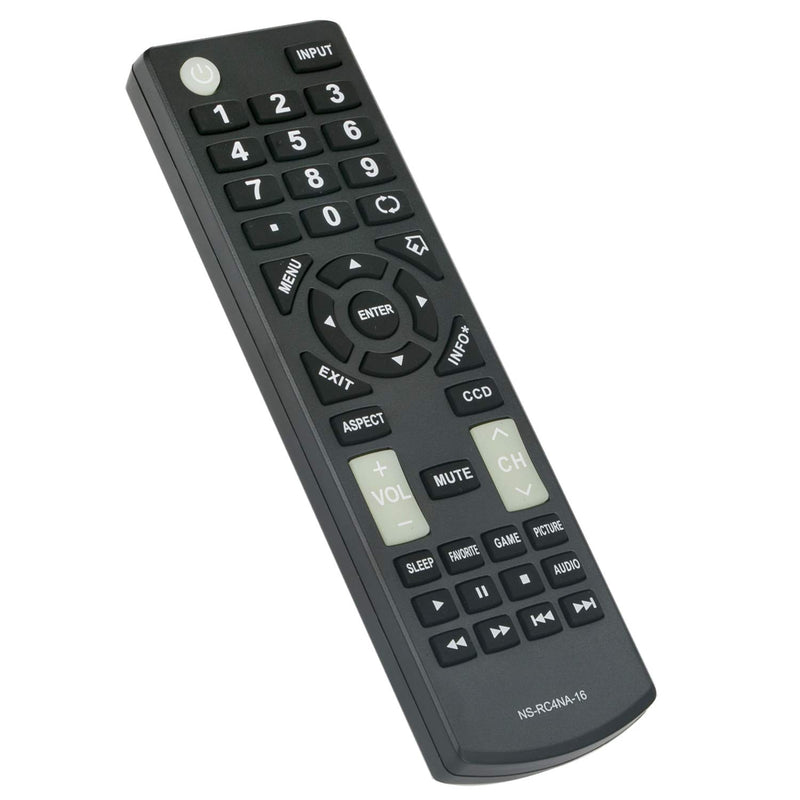 New NS-RC4NA-16 NSRC4NA16 Replacement Remote Control Compatible with Most Insignia TVs with a Model Number Ending in 10A, A11, A12, A13, A14, A15, A16, A17 or A18 - LeoForward Australia