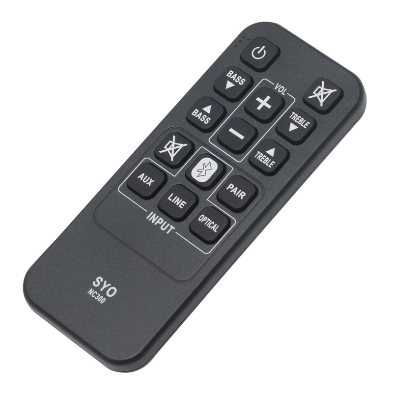 New NC300UH Remote Control Replacement - WINFLIKE NC300 Soundbar Replace Remote Control fit for Sanyo Sound Bar FWSB405F FWSB405FS NC300 NC300UH Remote Controller - LeoForward Australia