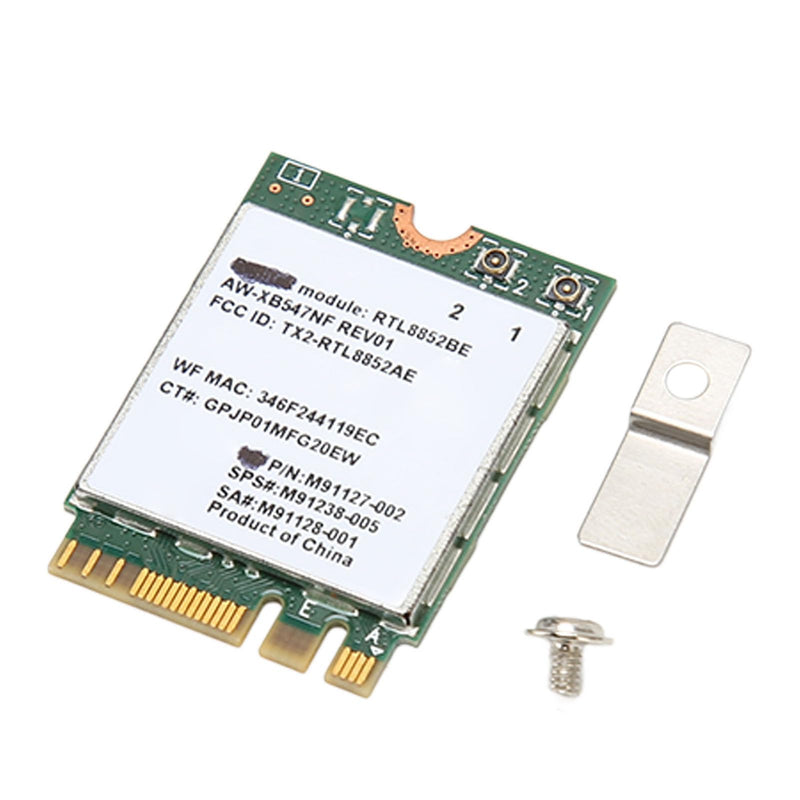  [AUSTRALIA] - Acogedor RTL8852BE WiFi Card, Bluetooth 5.2 M.2 WIFI6 Wireless Card, 1800Mbps Dual Band Network Card, Support MU MIMO, for PC Laptop