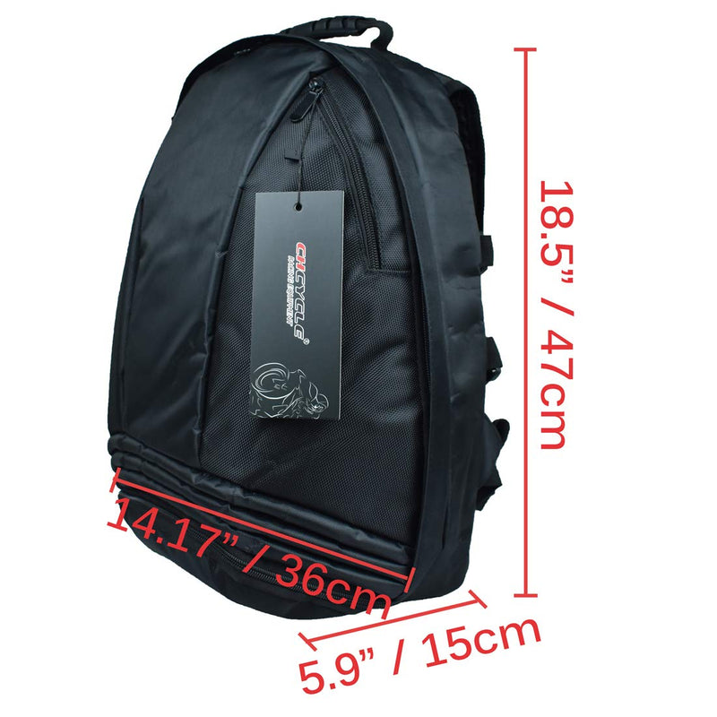  [AUSTRALIA] - CHCYCLE Motorcycle Helmet Backpack Bag Waterproof & Multifunctinal Sports Backpack with Large Capacity 36L