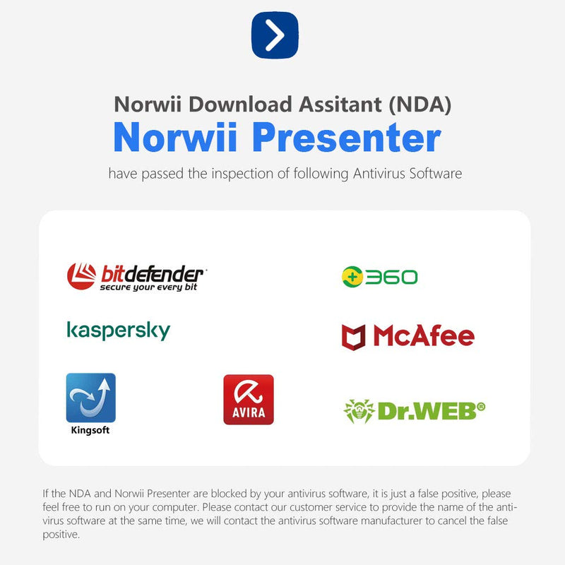  [AUSTRALIA] - NORWII N27 Wireless Presenter with Laser Pointer Presentation, 330 FT Long Contol Range Hyperlink Volume PPT PowerPoint Clicker for Presentation Remote Slide Advancer