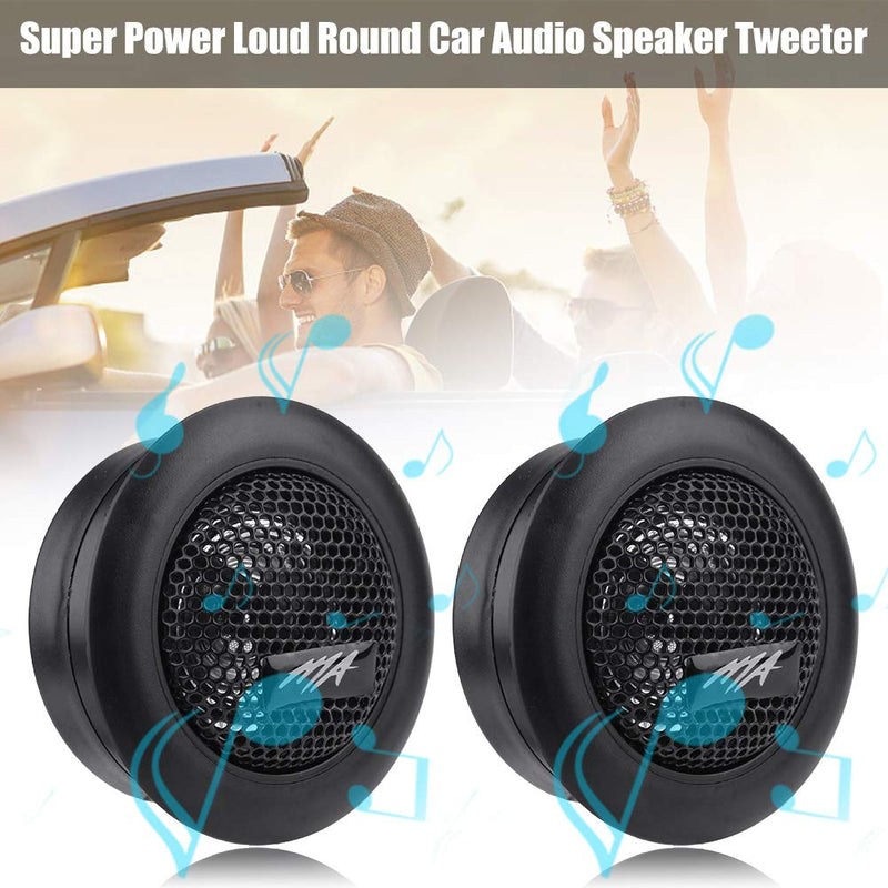 KIMISS 1 Pair of 12V 120W Car Mini Super Power Loud Dome o Speaker Tweeter Loudspeaker Horn - LeoForward Australia