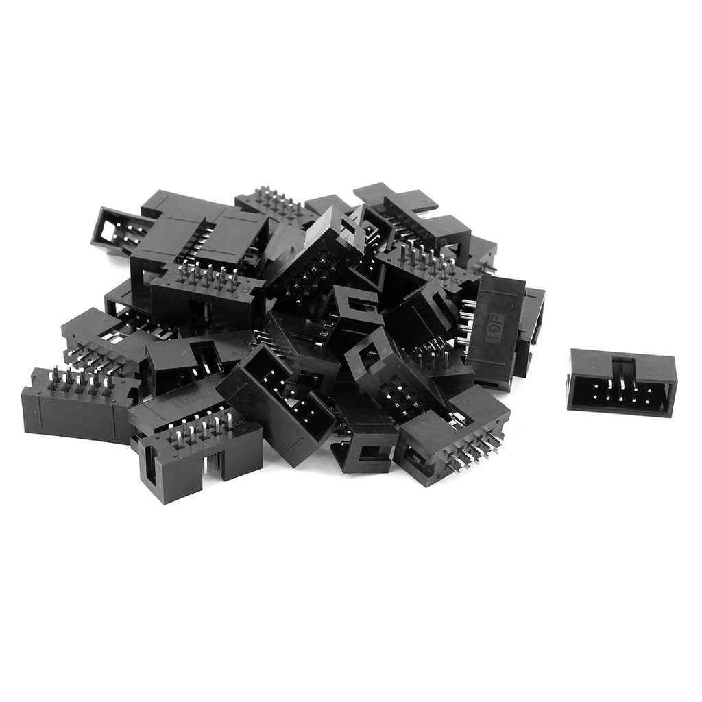  [AUSTRALIA] - uxcell A14112600ux0299 2.54mm 25 10Pin Male IDC Socket Box Header Straight Connector (Pack of 38)