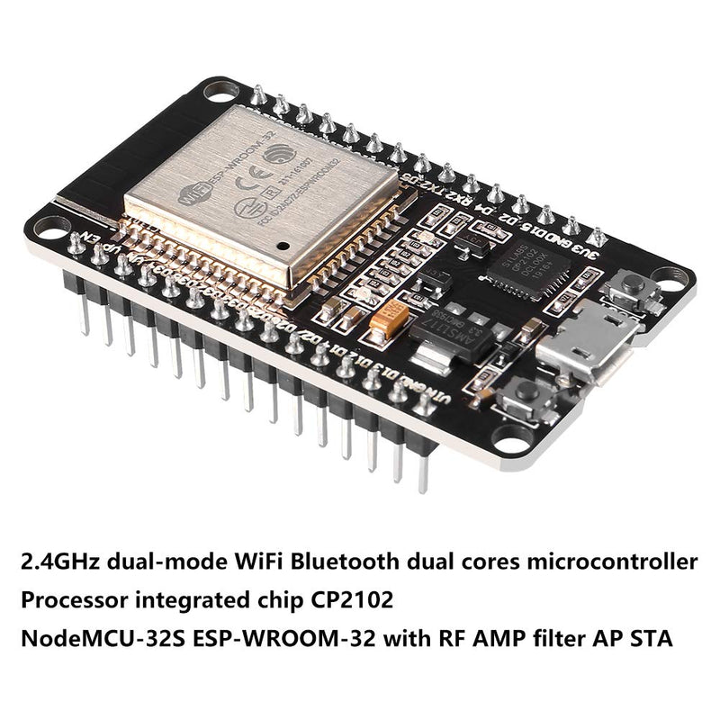  [AUSTRALIA] - 3PCS ESP32 Development Board ESP-32S Microcontroller Processor Integrated Chip CP2102 WiFi NodeMCU ESP32S ESP-WROOM-32