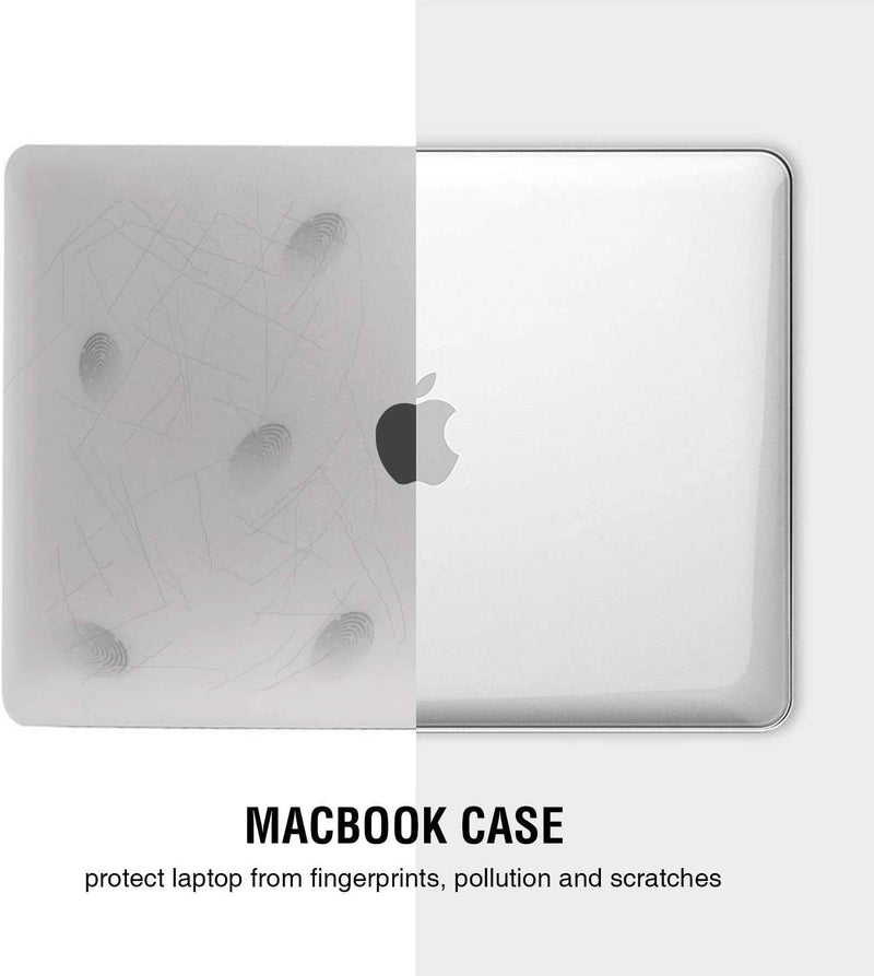  [AUSTRALIA] - MacBook Air 13 inch Case 2021, B BELK Compatible with MacBook Air Case 2020 2019 2018 A2337 M1 A2179 A1932 Touch ID, Clear Plastic Laptop Hard Shell + 2 Keyboard Covers + Screen Protector