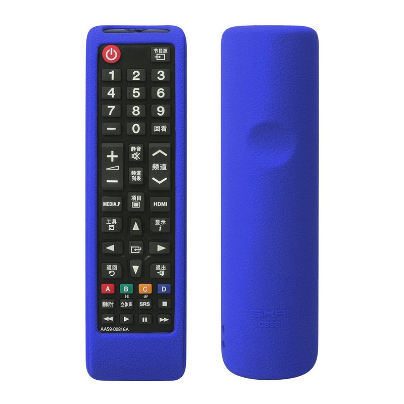 Samsung TV Remote Case SIKAI Shockproof Silicone Cover for Samsung BN59-01315A BN59-01199F AA59-00666A AA59-00741A BN59-01301A Remote Skin-Friendly Washable Anti-Lost with Remote Loop (Blue) Blue - LeoForward Australia