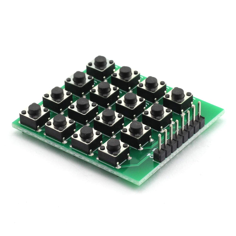  [AUSTRALIA] - Tegg 1 PC 8 Pin 4x4 Matrix 16 Keys Button Keypad Module for Arduino Raspberry Pi