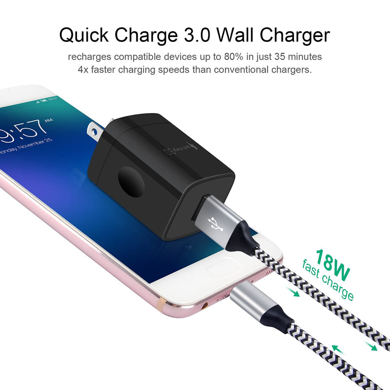  [AUSTRALIA] - USB C Fast Charger for Samsung Galaxy S23 S22 S21 S20 5G FE Plus Ultra S10 S10e S9 S8 Note 20 10 9 8 A53 A32 A42 A52 A13 A14, Z Fold4/3/2 5G, Z Flip3/4 Phone, Rapid Car Adapter Type C Cable 3ft black