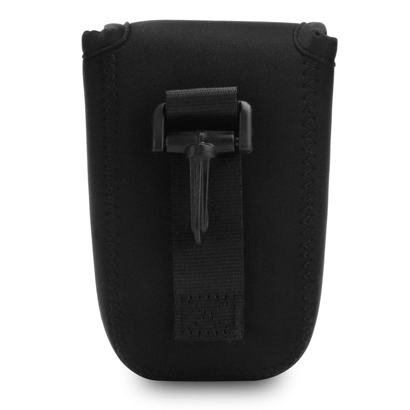  [AUSTRALIA] - MegaGear Olympus Tough TG-6, TG-5, TG-4, TG-870, TG-860 Ultra Light Neoprene Camera Case, with Carabiner - Black (Model: MG794)